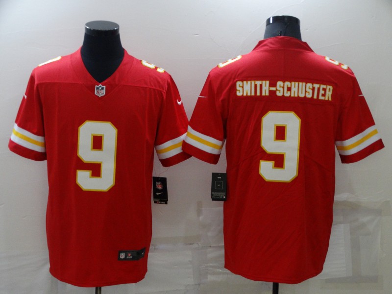 Men Kansas City Chiefs #9 Smith schuster Red Nike Vapor Untouchable Limited 2022 NFL Jersey